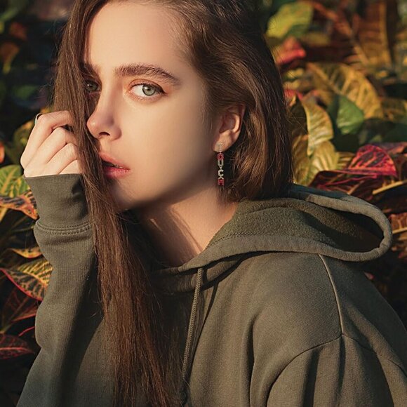 Football Dangle Earrings Women Rhinestone Sports Jewelry Gift for Her - Picture 4 of 6